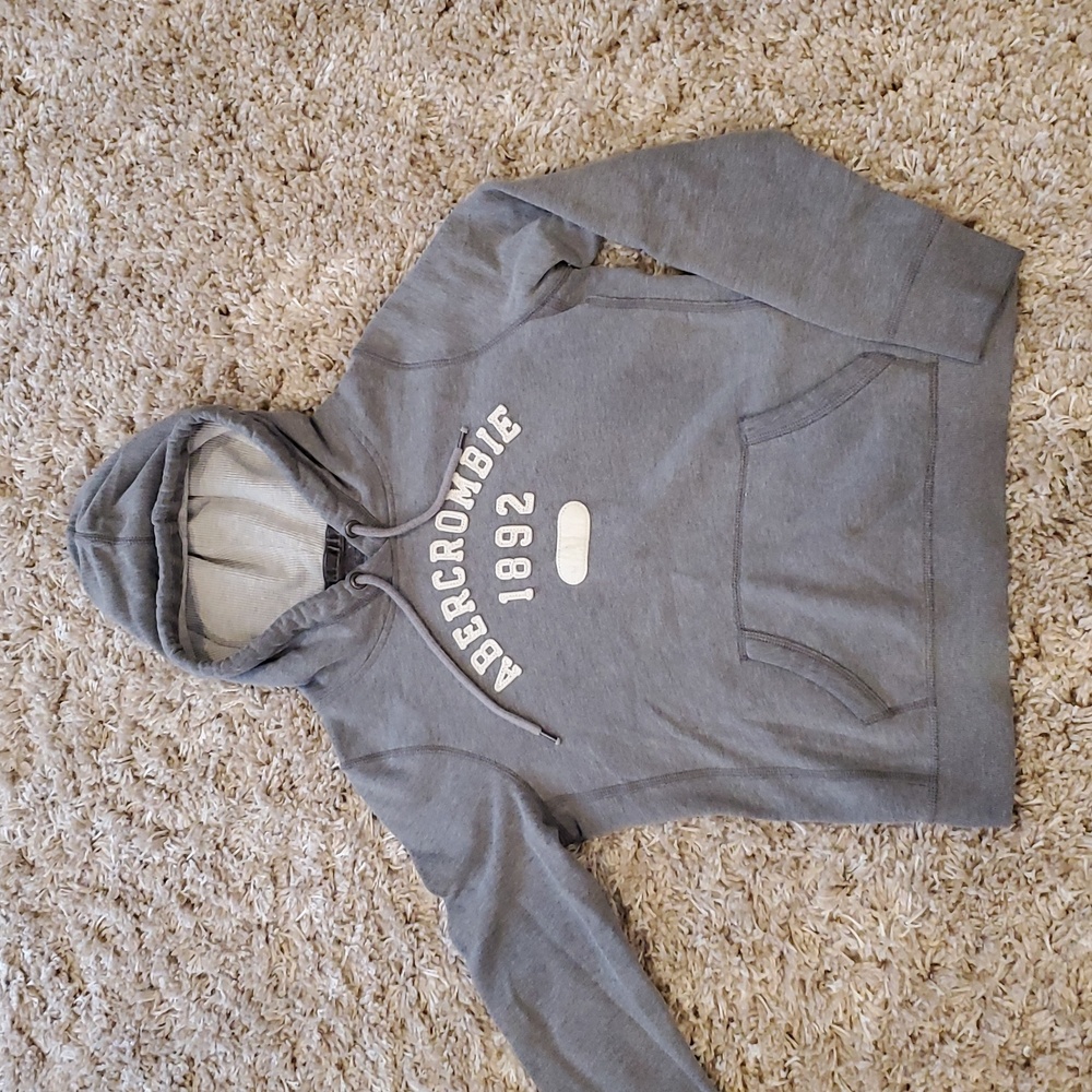 Abercrombie & Fitch gray hoodie